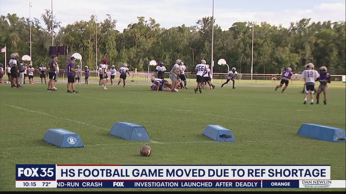 High school football games could move to Thursdays due to shortage of officials